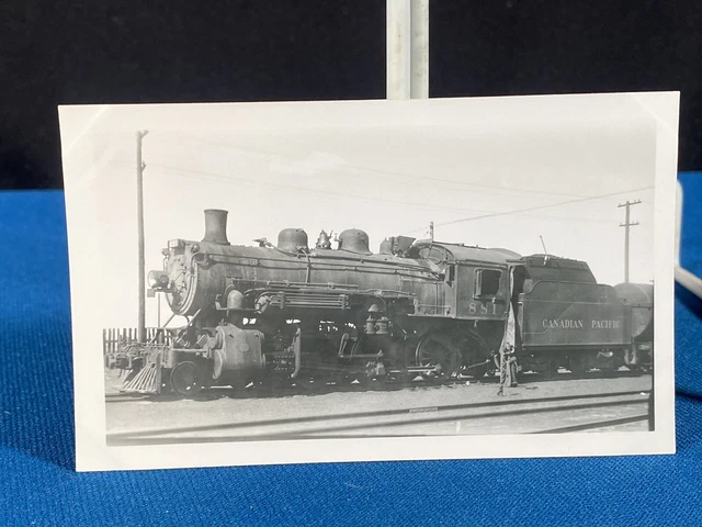 Canadian Pacific Railway CP Dampflokomotive 881 Vintage Foto
