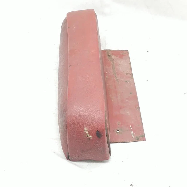 Vintage Jaguar MKVII Mark 7 Dark Red Leather Interior Door Arm Rest England LH 4