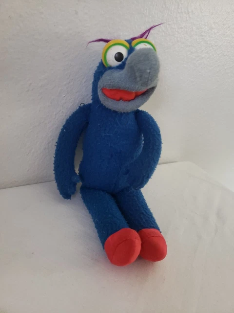 Vintage Fisher Price The Muppets 13” Gonzo Plush Toy #858 Stuffed Doll Blue 2