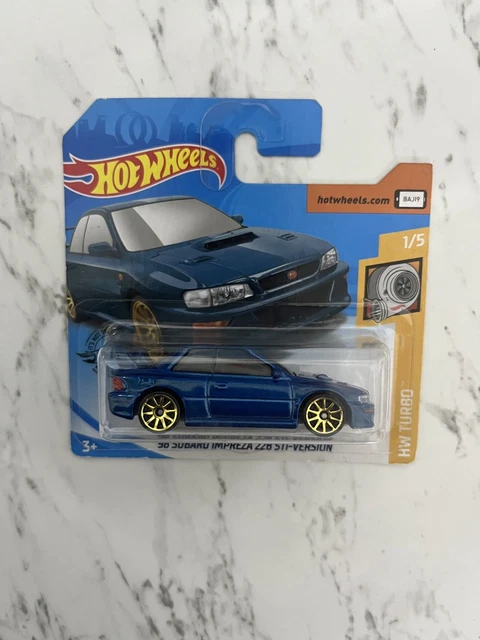 subaru impreza 22b wrc sti coupe 1/43 sonic blue limited edition corgi vanguards