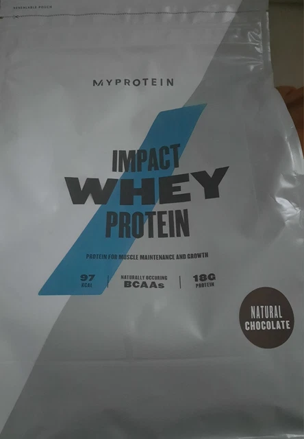 1x MyProtein Impact Whey Protein Natürliche Schokolade 2500g MHD mindes 2024 NEU