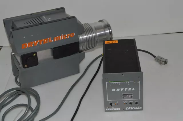 ^^ ALCATEL DRYTEL MICRO Turbo Molecular Pump & CFV-100D Controller  (ZLI12)