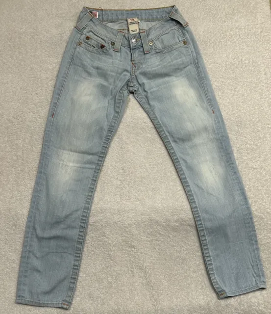 True Religion Size 24 Stella Super T Blue Jeans