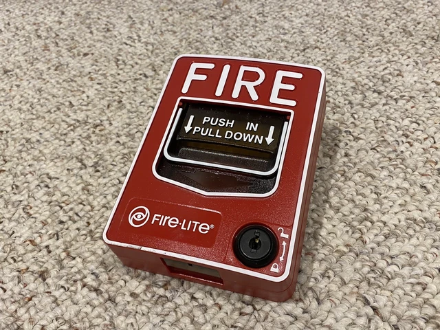 Fire Lite BG-12LX Addressable Fire Alarm Pull Station