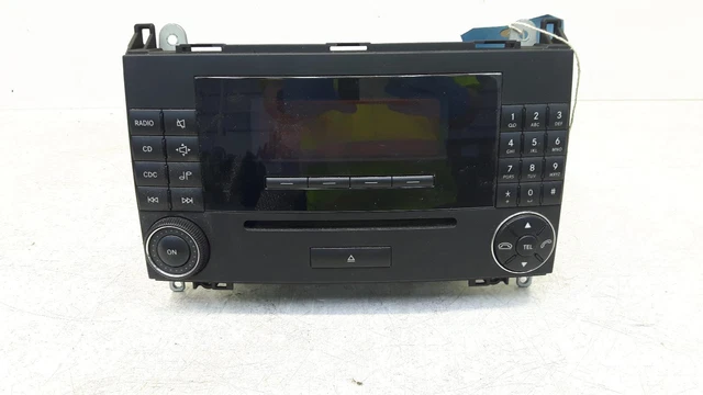 2006 MERCEDES CLASSE A Testa Unità Radio/CD/STEREO PRODUTTORE DI APPARECCHIATURE ORIGINALI A1698207589
