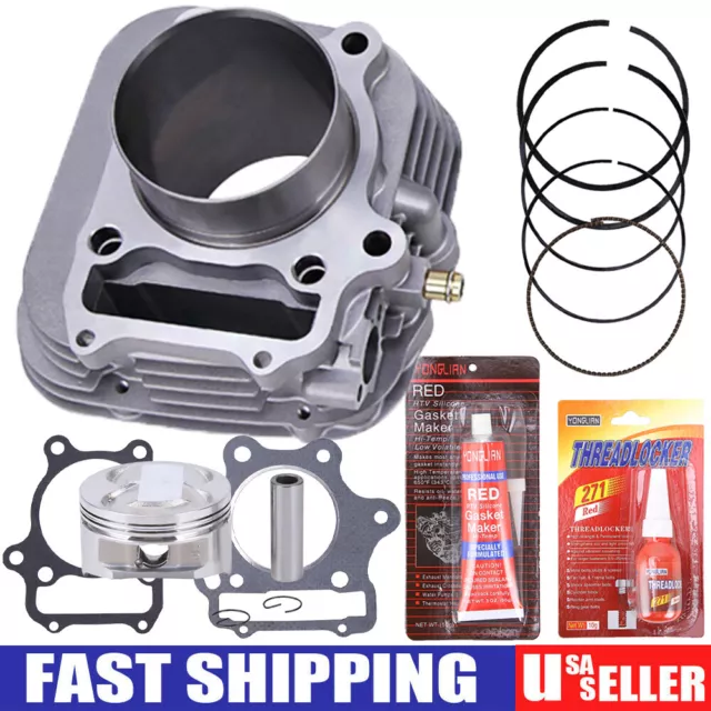 For Honda Cylinder Piston Gasket Top End Kit TRX300EX Sportrax 300 2X4 1998-2009