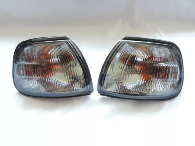 Smoke - NEW Corner Lights Lamps for 1991 1992 1993 1994 Nissan Sentra B13 SE-R