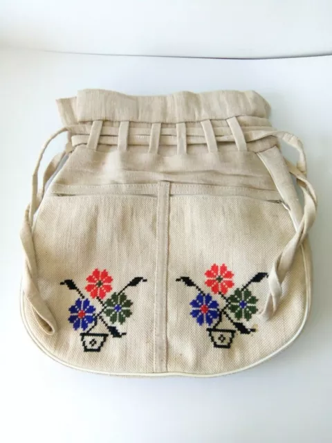 AARONG TRADITIONAL EMBROIDERED Linen Cotton Women s Shoulder Bag