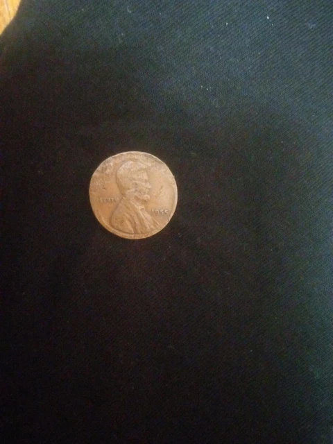 1955 Error Lincoln Penny No Mint