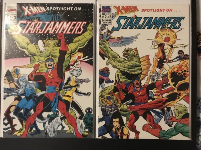 X-Men Spotlight On…Starjammers 1 2 Complete Set Excellent Condition