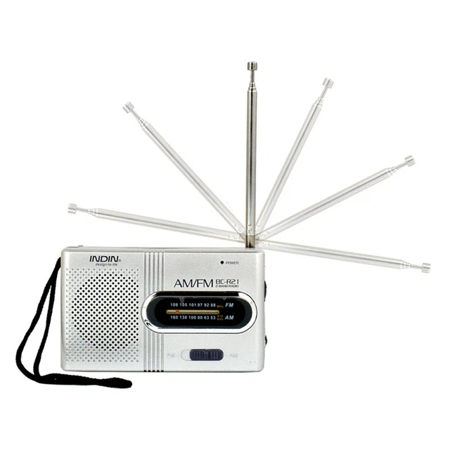 RADIOS PORTABLE AM FM Compact Transistor Radios Great Reception Loud ...