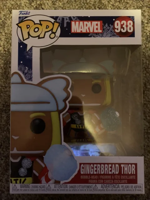 Funko Pop! Marvel - Gingerbread Thor - Slight Box Warp
