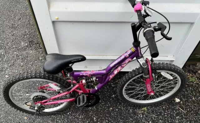 Kids Bike Girls 16-20 inch Apollo FS20 Full Suspention