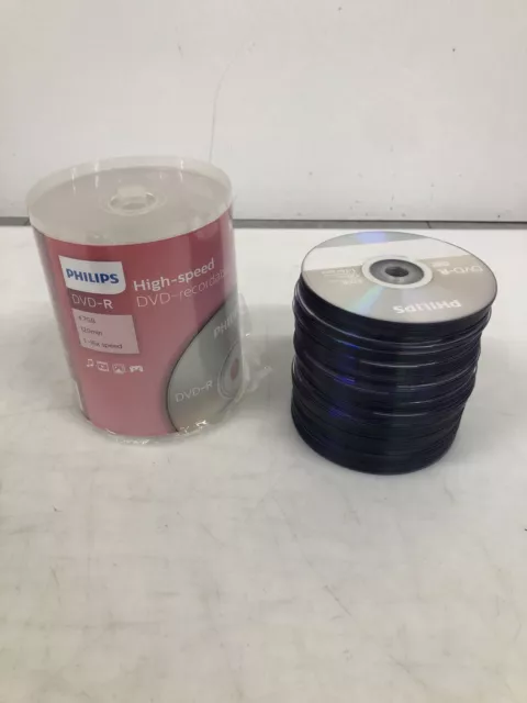 Philips DM4S6B00F/00 DVD-R 4.7 GB 16x Speed Spindle,Unvollständig