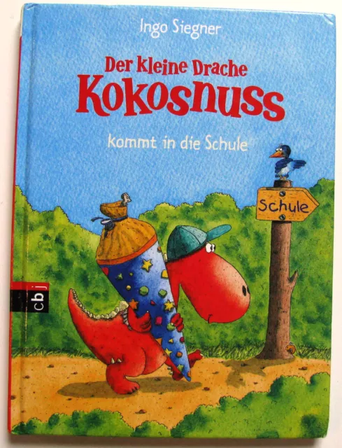 Ingo Siegner -Der kleine Drache Kokosnuss kommt in die Schule- neuwertig