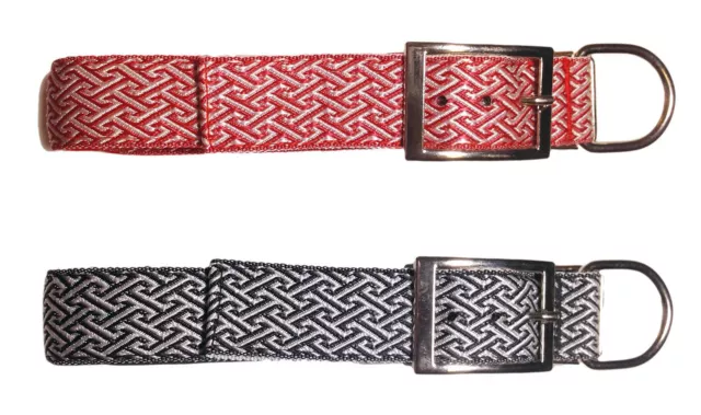 Padded Dog Collar by Pet Champion Medium Adjustable 10"-16" Black or Red