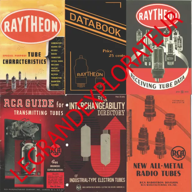 Ultimate  RCA  Receiving Tube  Manual & Book  Collection      300 PDF on DVD 3