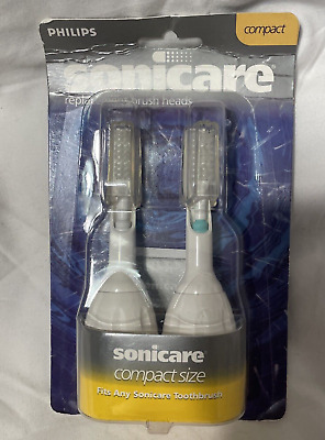 Cabezales de cepillo de dientes de repuesto Philips Sonicare talla compacta blancos