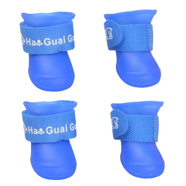 M Dulces Botas de Lluvia Chihuahua Zapatos Para Perros Botas Goma