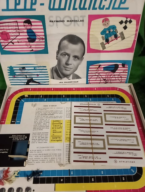 Jeu De Société Vintage Télé Dimanche Marcillac – RTF ORTF, Années 60, Complet Avec Boîte