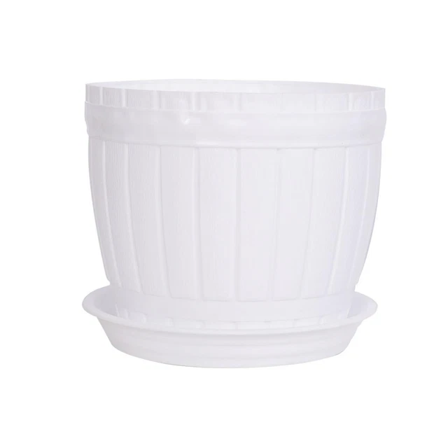 Rebord plastique Accueil Pot fleurs plantes hôtel semoir Tray