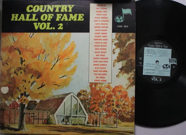 Country Lp verschiedene Künstler Country Hall of Fame, Vol. 2 auf Country Musik