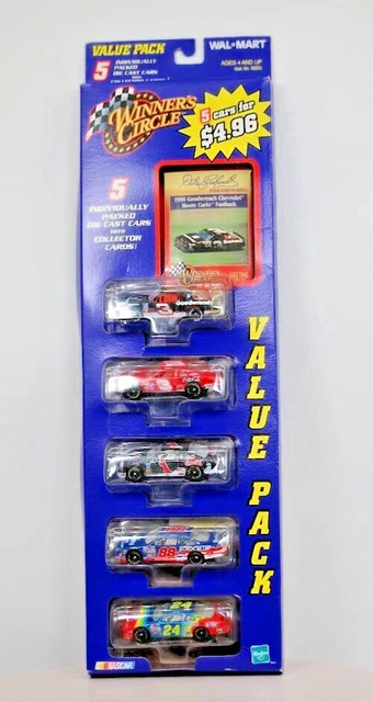 WINNERS CIRCLE NASCAR 5 Car Value Pack 1998 Dale Earnhardt Jeff