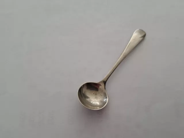 Vintage EPNS Salt or Mustard Spoon From William Page & Co of Birmingham