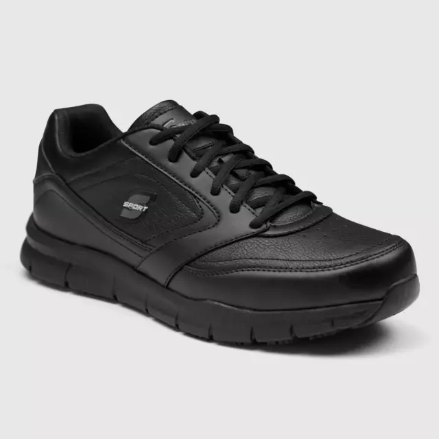 Skechers Sport By Skechers Men's Brise Slip Resistant Sneakers - Black