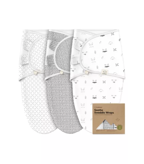 Paquete de 3 sacos de pañales orgánicos grandes KeaBabies de 3-6 meses