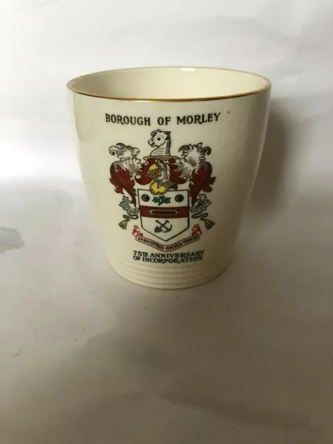 Borough of MORLEY, 75 Years Crown Devon Pot