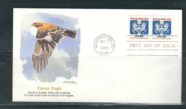 US SC # O136 Official mail FDC. Fleetwood Cachet .