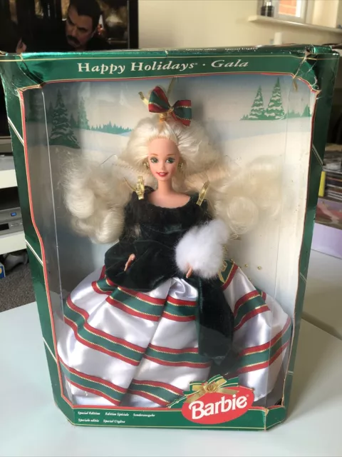 1994 Playline Collector Special Edition HAPPY HOLIDAYS GALA Vintage Barbie Boxed