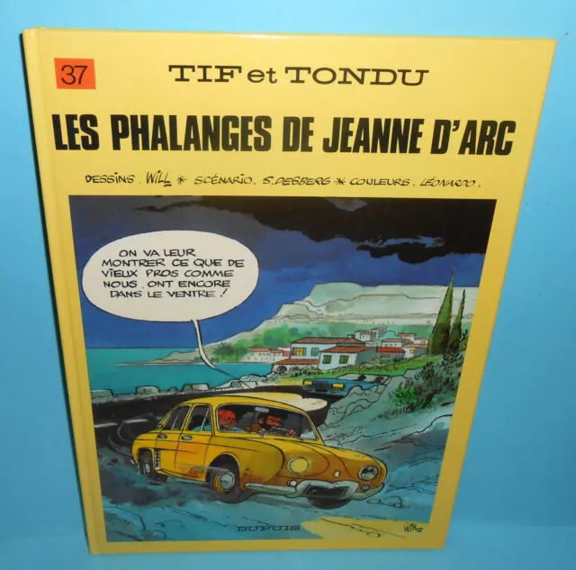 Tif Et Tondu Eo  Les Phalanges De Jeanne D'arc N° 37 Bd Dupuis