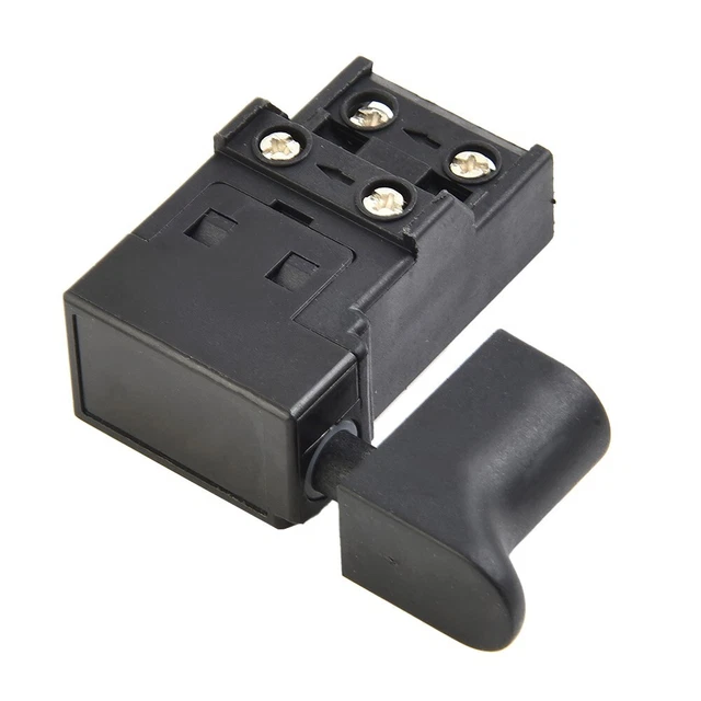 Lot De 10 Boutons D’interrupteur Pour Meuleuse D’angle Bosch – Modèle GWS6/8-100/125, Plastique Noir, 2.5x2 Cm