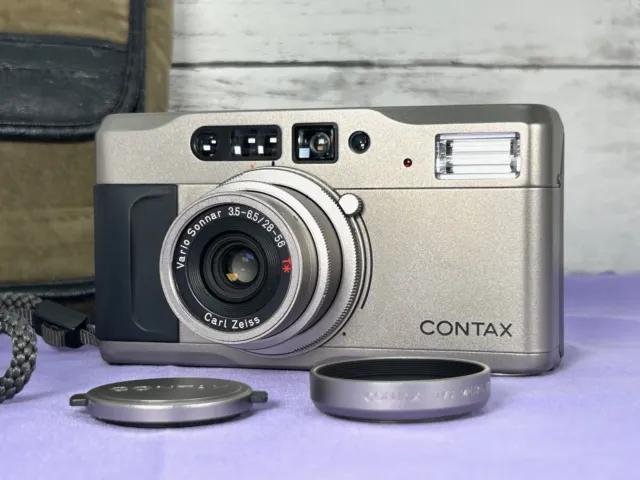 Read [Near MINT w/ Case ] Contax TVS Point & Shoot 35mm Film Camera From JAPAN