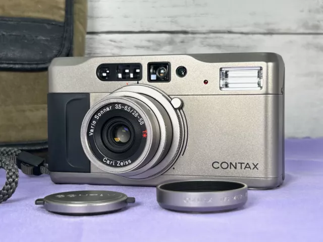 Read [Near MINT w/ Case ] Contax TVS Point & Shoot 35mm Film Camera From JAPAN
