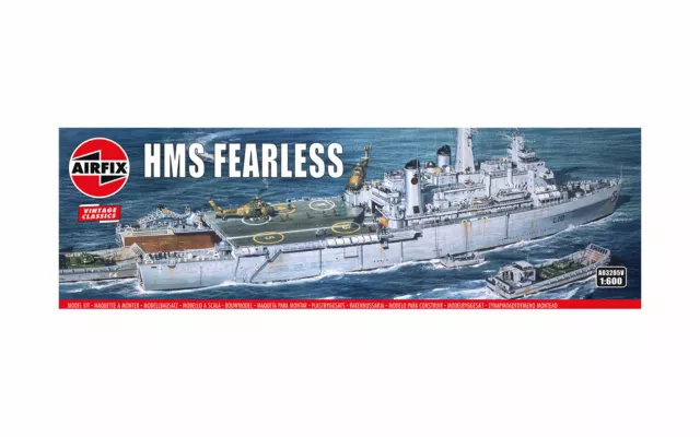 Airfix 1/600 HMS Fearless Plastic Model Kit 03205V