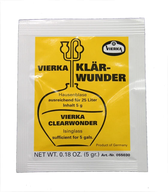Vierka Klärwunder - 5g, Wein, Weingärung, Weinlinge,