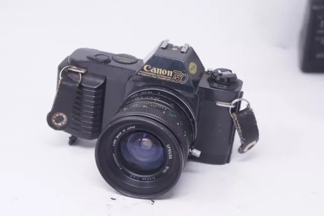 Canon T50 Automatic 35mm SLR Film Camera Sigma 24mm Lens Spare or Repair