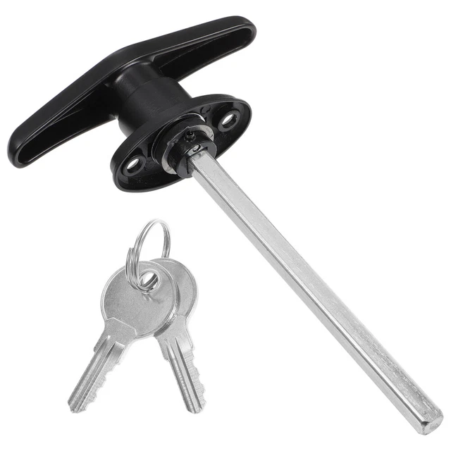 Accesorio de bloqueo de hardware con mango en T con llave