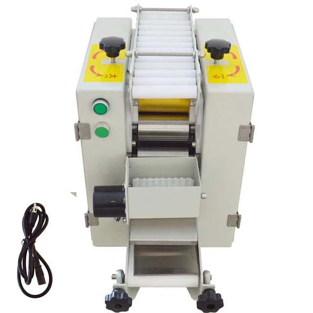 110V Adjustable Dumpling Wrapper Machine Dough Pressing Machine Size(30g 3.94")