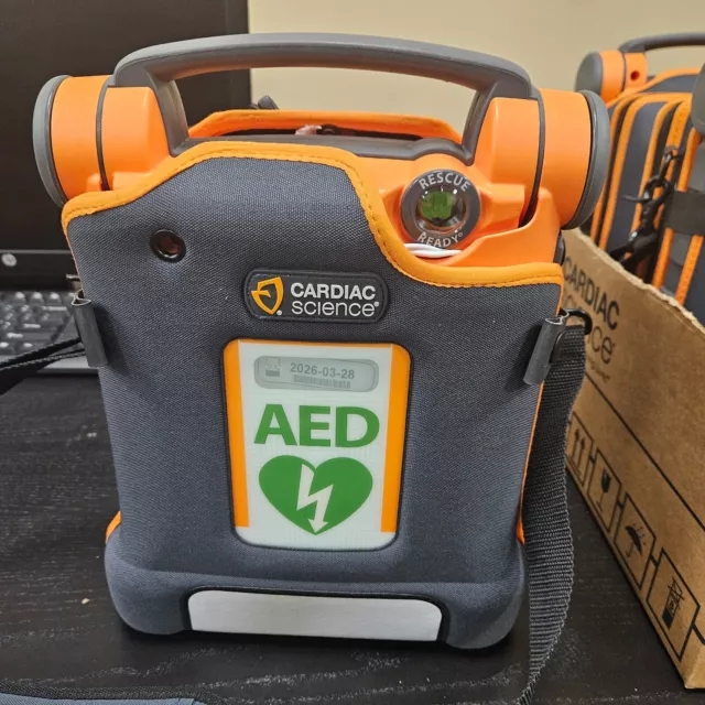 Cardiac Science Powerheart G5 AED With Case 10/10 Condition.