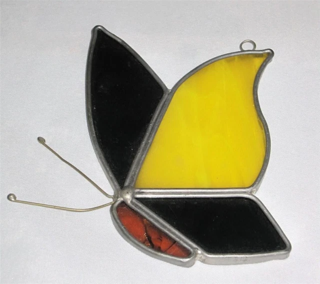 TIFFANY STAINED GLASS Collectors Society BUTTERFLY, COA 14.99 PicClick