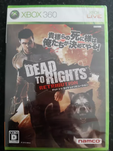 Brand New Sealed Dead To Rights Retribution Japanese Xbox 360