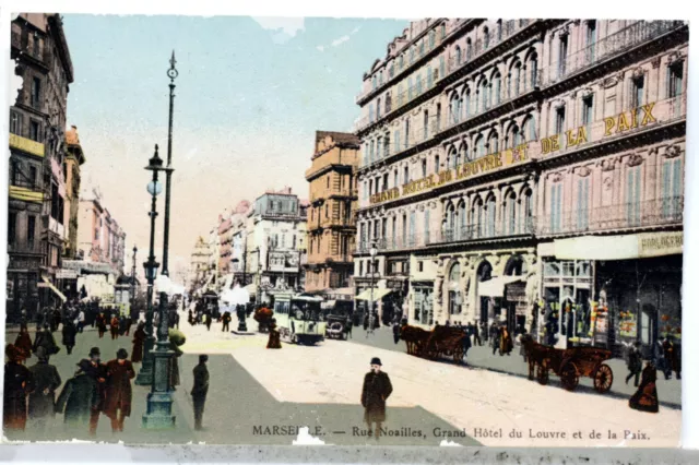 Rue De Noailles Marseille Cpa Postcard 463