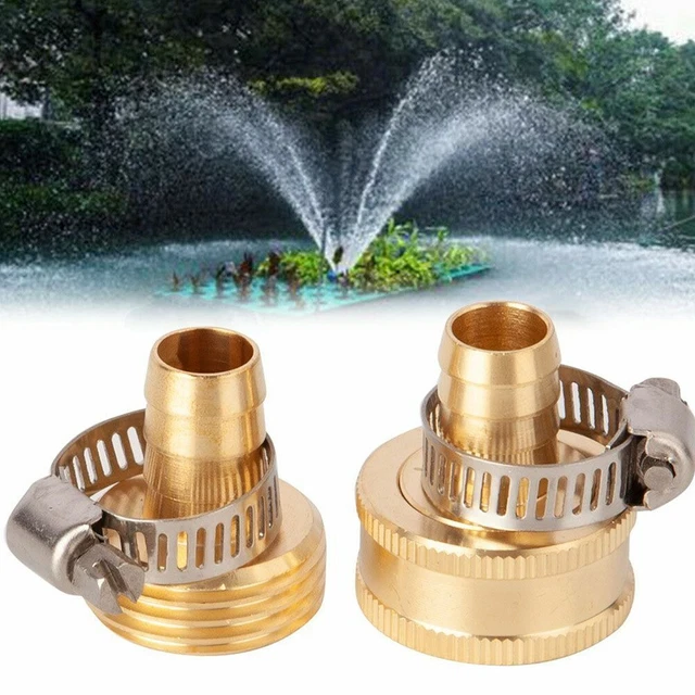 Hochwertiger Gartenschlauch Messingschlauch Rohrverbinder Wasserhahn Adapter 1/2