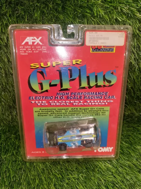 New 0N Card Tomy Afx Super G+ Racemaster Hurricane F-1 Ho Scale Slot Car