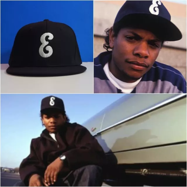 NWA EAZY E, Letter E Straight Outta Compton Snapback Hat (Black) $31.00 ...
