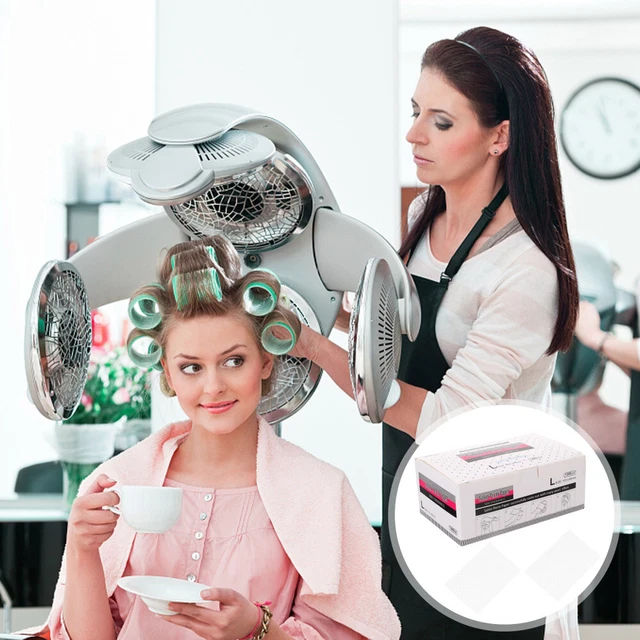 1000 hojas de papel perm herramientas permanentes para rizar el cabello caliente